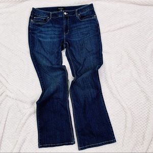White House Black Market Sz 12S Boot Leg Jeans